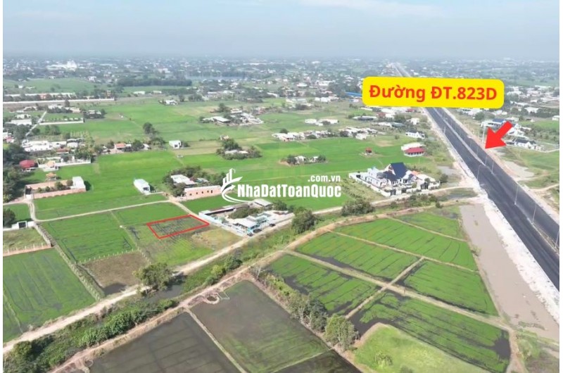 CẦN BÁN GẤP 5 LÔ ĐẤT NỀN XÃ ĐỨC HÒA, LONG AN – NGAY TRỤC ĐT.823D